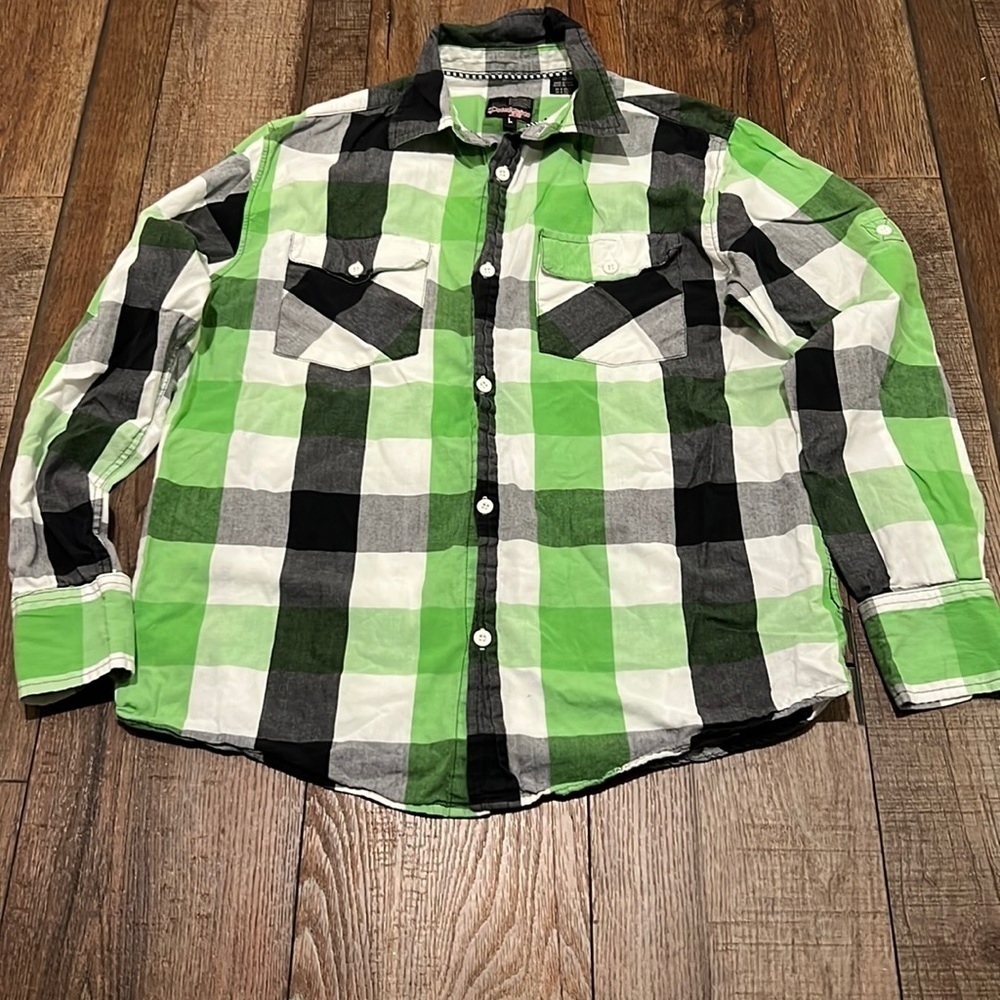 Boys Point Zero Button Down Shirt